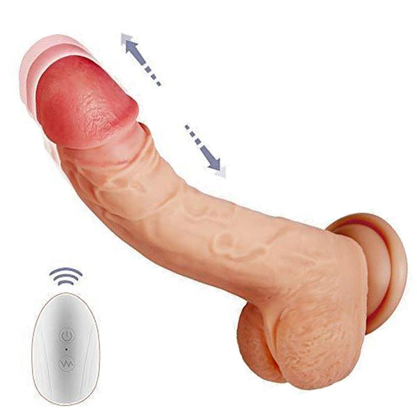 Blovex 8.5-Inch Rotating Heating  Dildo